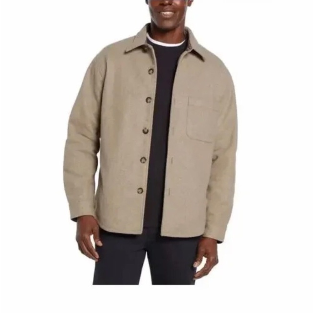 Banana Republic Heritage Shirt Jacket Shacket Light Brown Size XXL